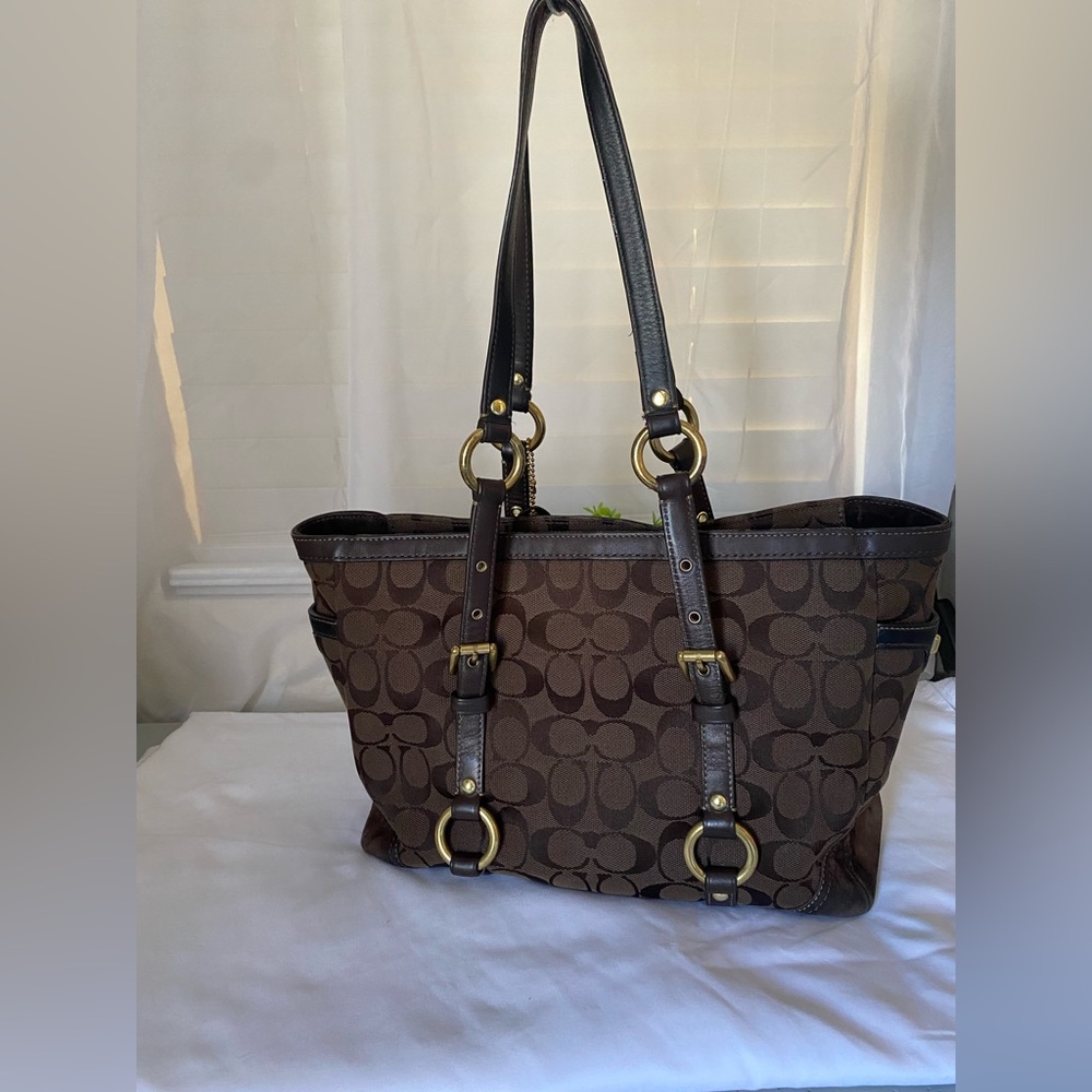 Brown Designer Tote Bag